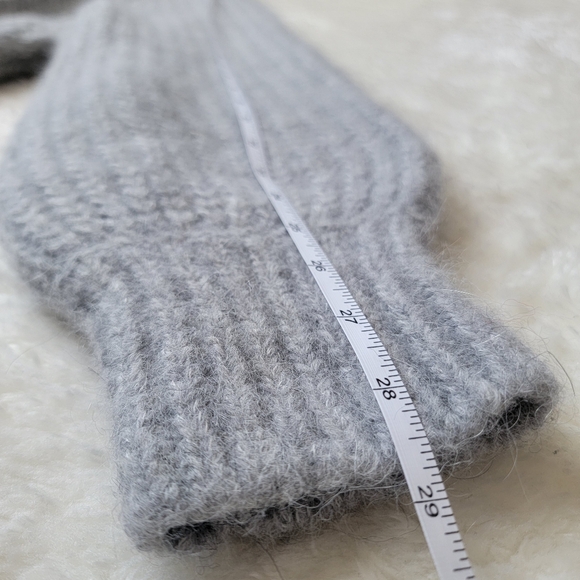 (sold) Sezane ✨ Emile Alpaca + Wool Cardigan in Mottled Grey, Large 🦙❤️🐑 - Picture 8 of 10